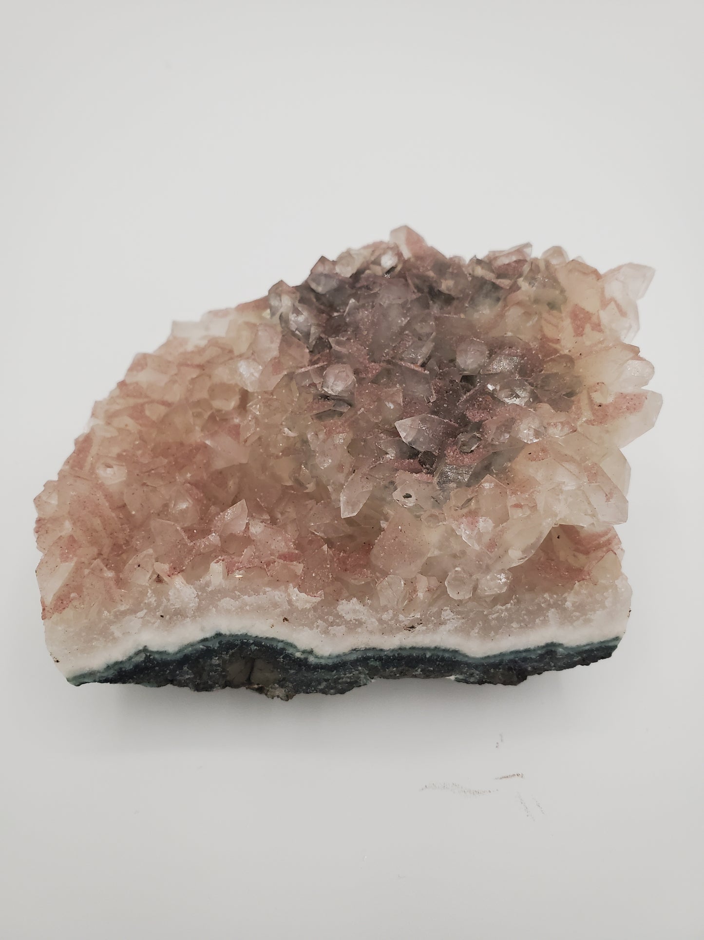 Sugary Apophyllite on Chalcedony - #1