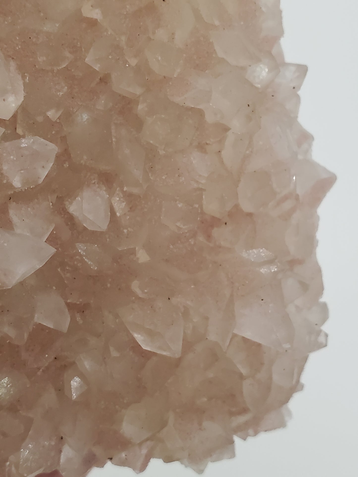 Sugary Apophyllite on Chalcedony-#2