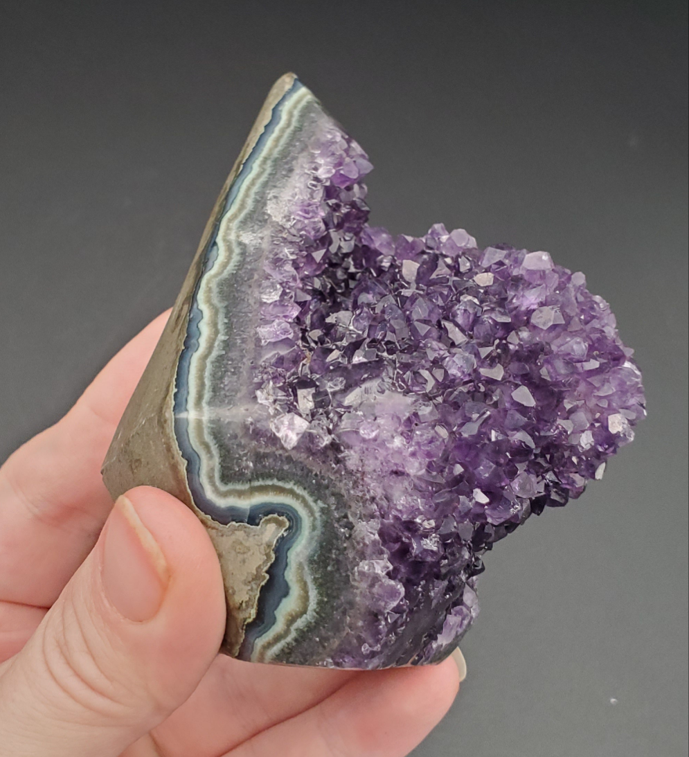 Amythyst Diamond Cut Base - #1