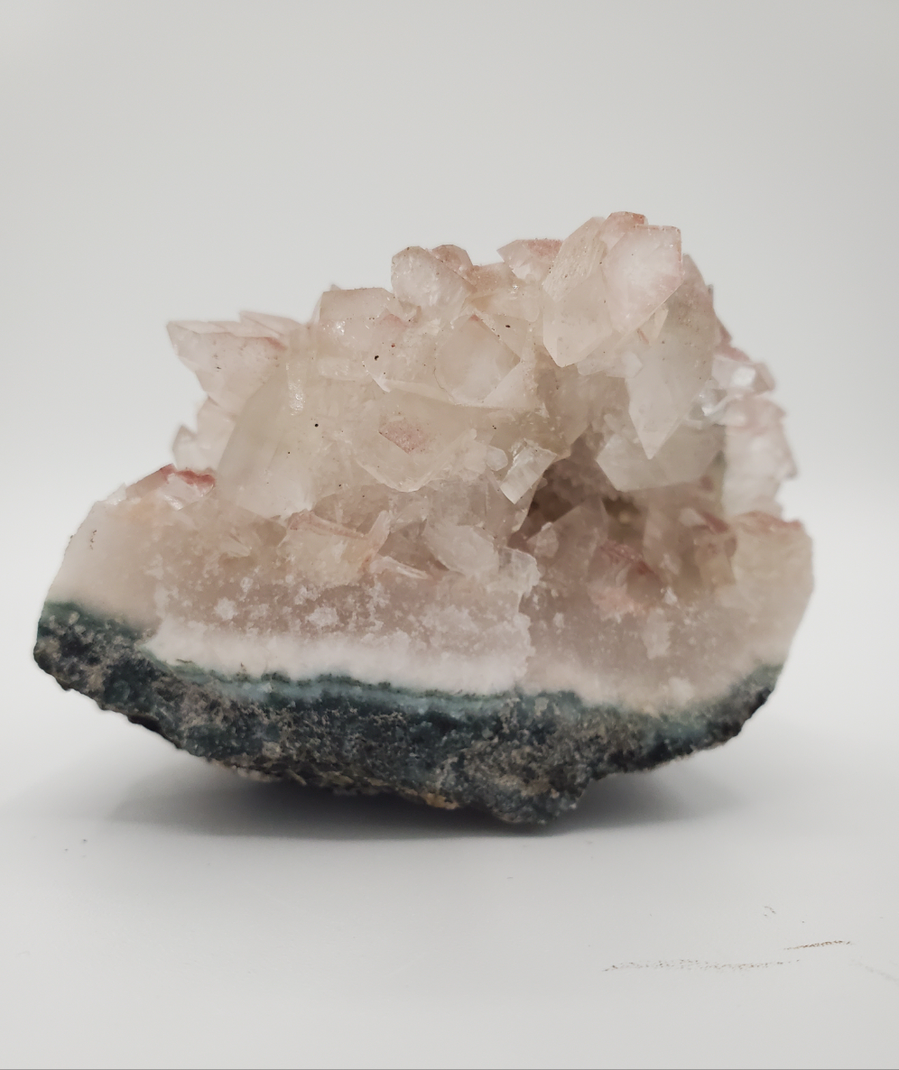 Sugary Apophyllite on Chalcedony - #1