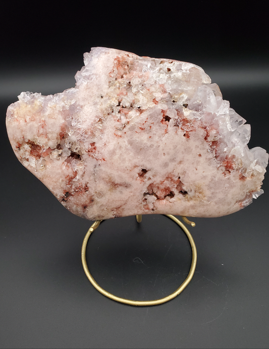 Druzy Pink Amythyst Slab