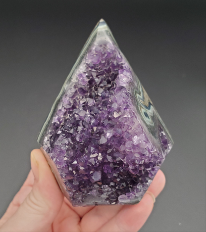 Amythyst Diamond Cut Base - #1