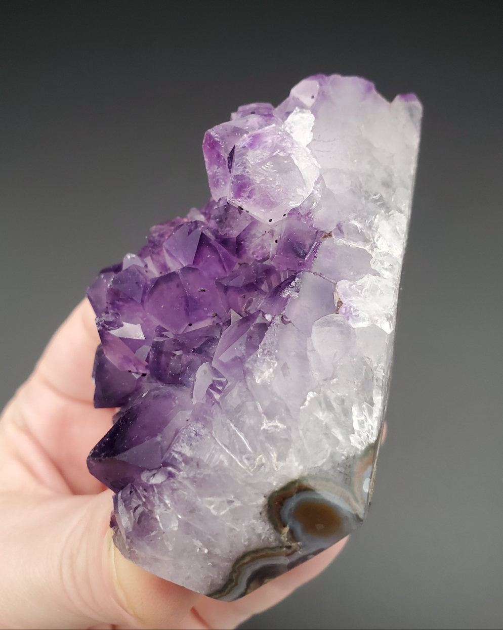 Amythyst Diamond Cut Base - #2