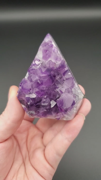 Amythyst Diamond Cut Base - #2