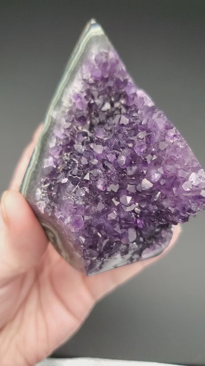 Amythyst Diamond Cut Base - #1