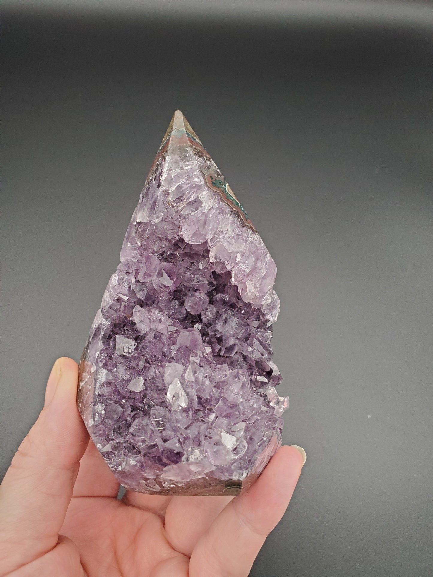 Amythyst Diamond Cut Base - #4