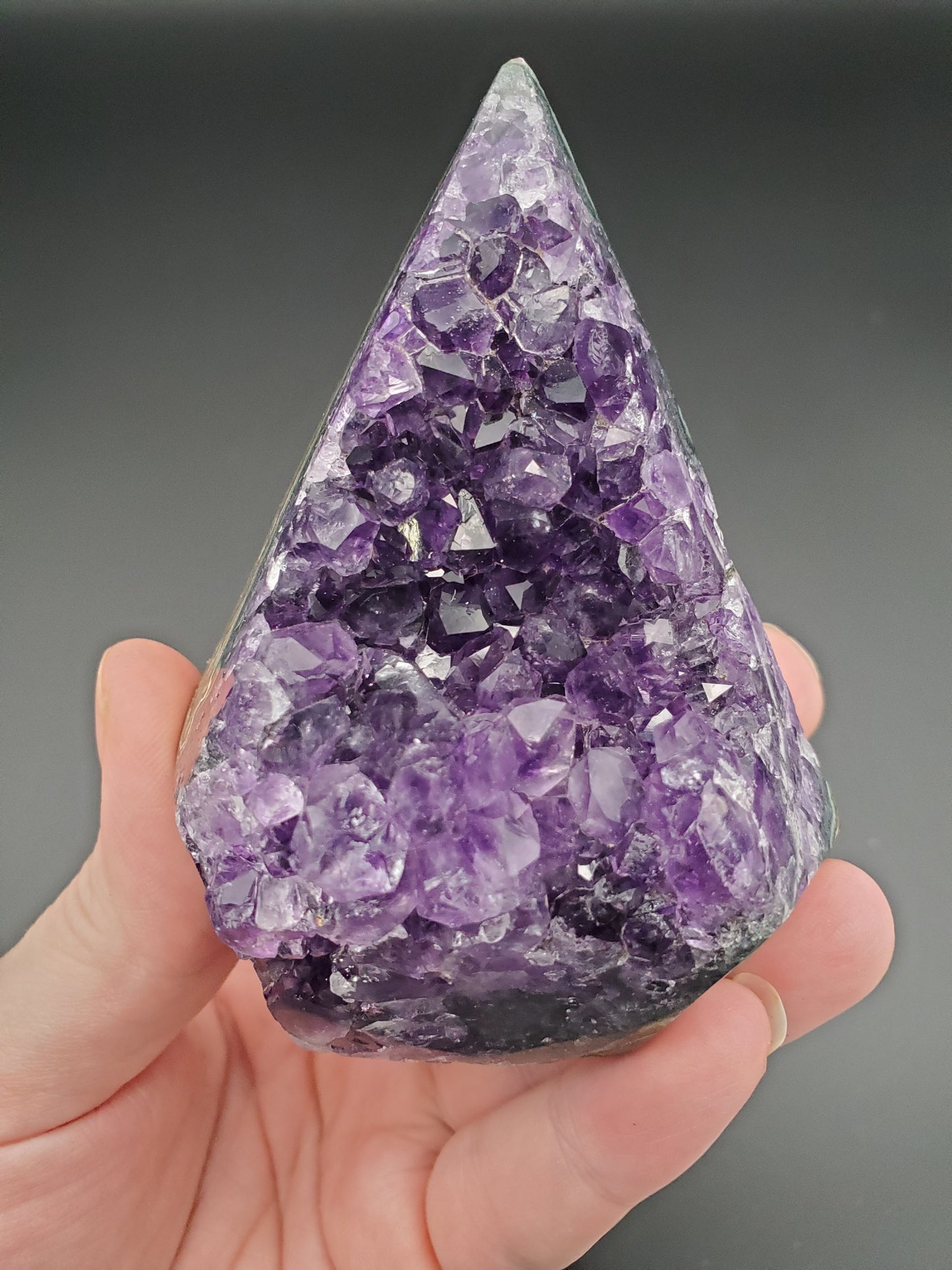 Amythyst Diamond Cut Base - #3